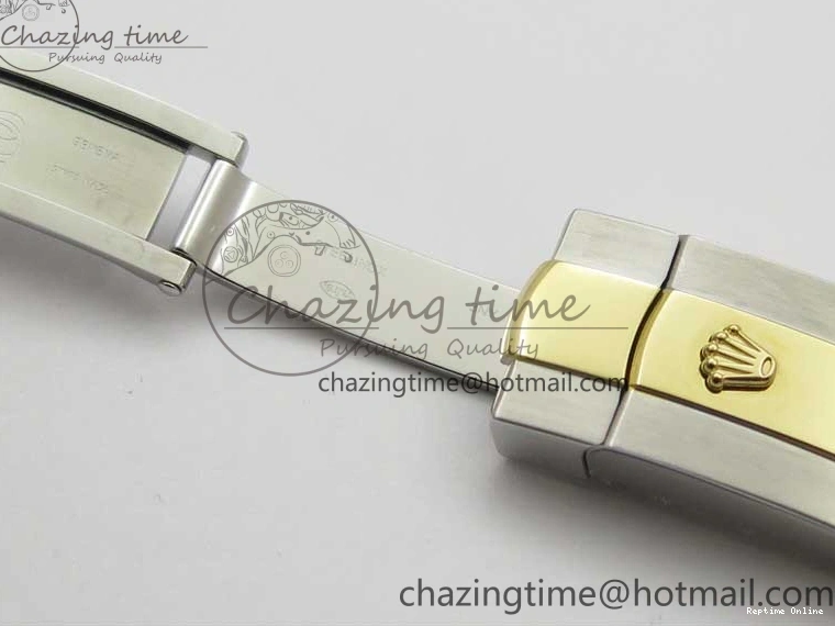 0112 SoftTouch Datejust 31mm 278273 SS YG BP Maker Best Edition Gray Diamonds Dial on SS YG Oyster Bracelet 2715